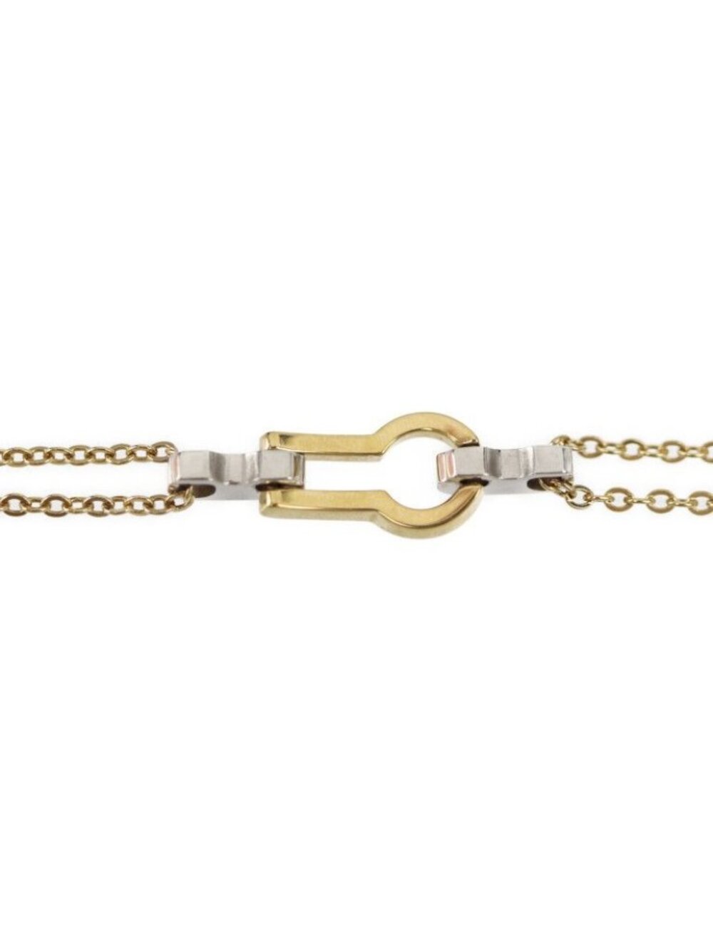Louis Vuitton Bracelet Serule Metal Gold Silver Viton - Picture 2 of 8